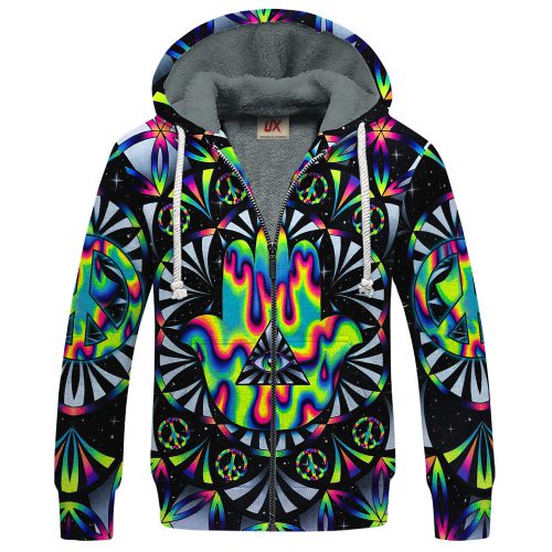 HIPPIE HBLHP65 Premium Heavy Fleece Zip Hoodie