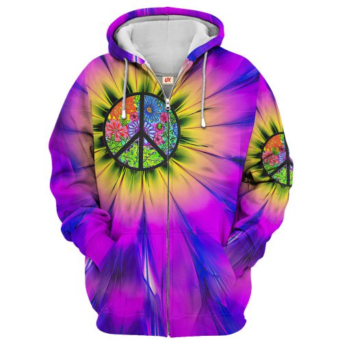 HIPPIE HBLHI67 Premium Microfleece Zip Hoodie