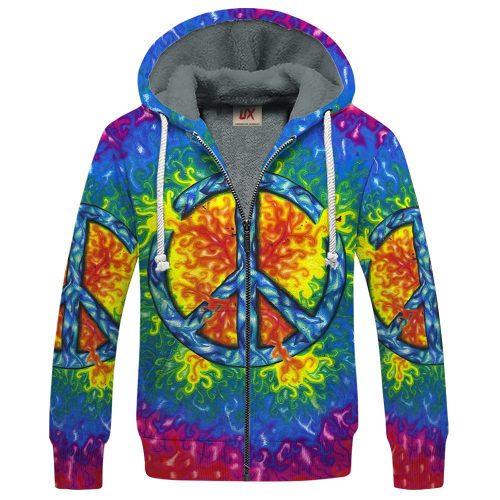 HIPPIE HBLHI69 Premium Heavy Fleece Zip Hoodie