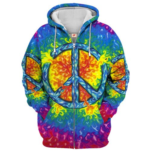 HIPPIE HBLHI69 Premium Microfleece Zip Hoodie