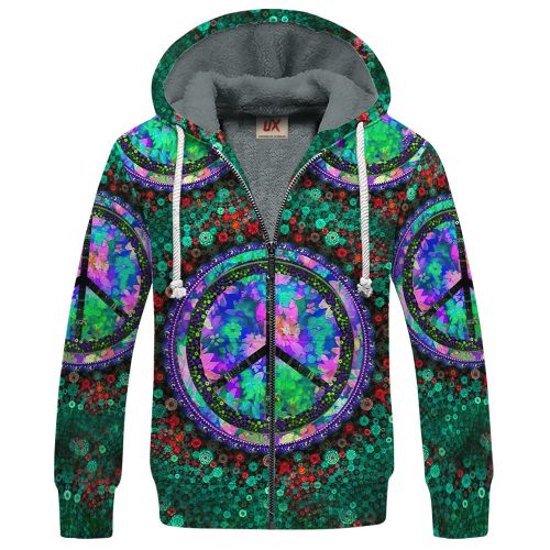 HIPPIE HBLHI71 Premium Heavy Fleece Zip Hoodie