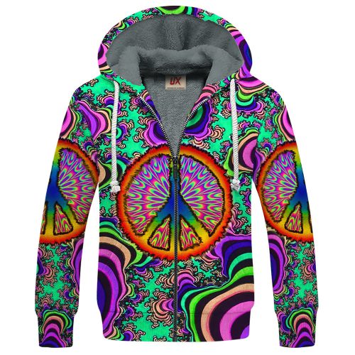 HIPPIE HBLHI72 Premium Heavy Fleece Zip Hoodie