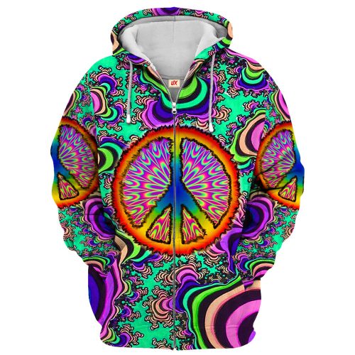 HIPPIE HBLHI72 Premium Microfleece Zip Hoodie