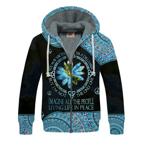 HIPPIE NVHI07 Premium Heavy Fleece Zip Hoodie