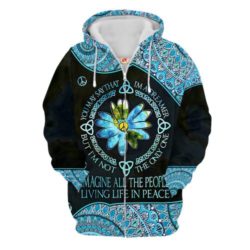 HIPPIE NVHI07 Premium Microfleece Zip Hoodie