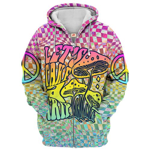 HIPPIE HBLHI76 Premium Microfleece Zip Hoodie