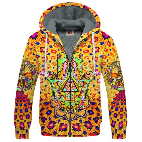 HIPPIE HBLHI80 Premium Heavy Fleece Zip Hoodie