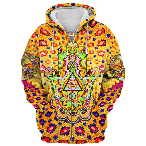 HIPPIE HBLHI80 Premium Microfleece Zip Hoodie