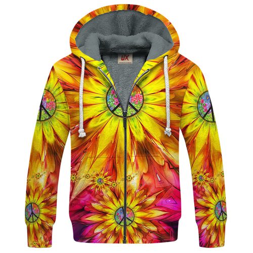 HIPPIE HBLHI81 Premium Heavy Fleece Zip Hoodie