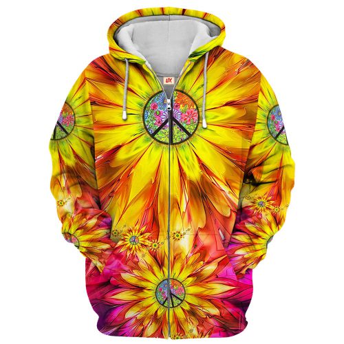 HIPPIE HBLHI81 Premium Microfleece Zip Hoodie