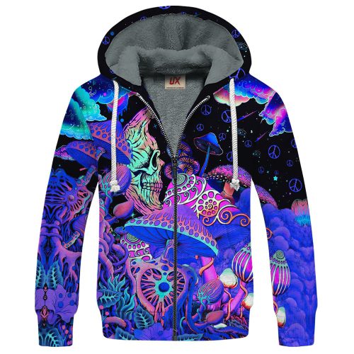 HIPPIE HBLHI83 Premium Heavy Fleece Zip Hoodie