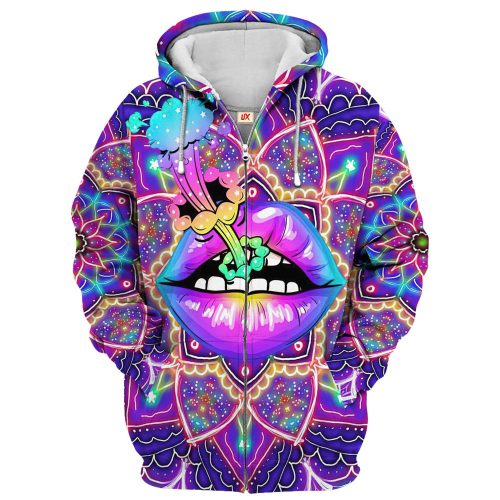 HIPPIE TQTHI03 Premium Microfleece Zip Hoodie