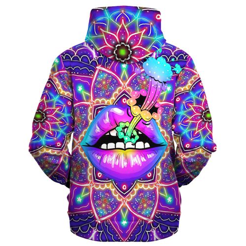 HIPPIE TQTHI03 Premium Microfleece Zip Hoodie