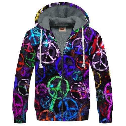 HIPPIE HBLTHI5 Premium Heavy Fleece Zip Hoodie