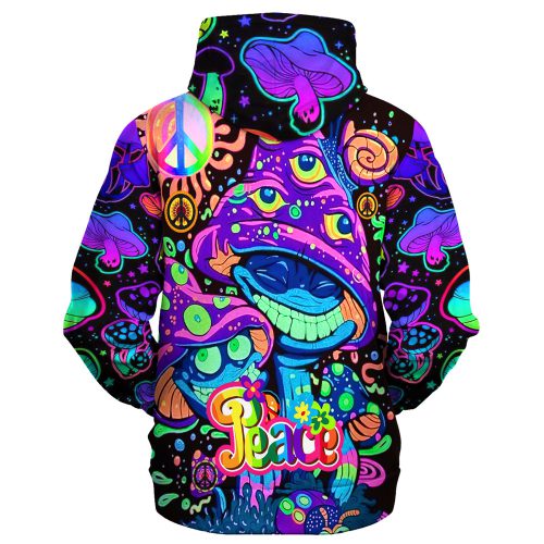 HIPPIE TQTHI14 Premium Microfleece Zip Hoodie