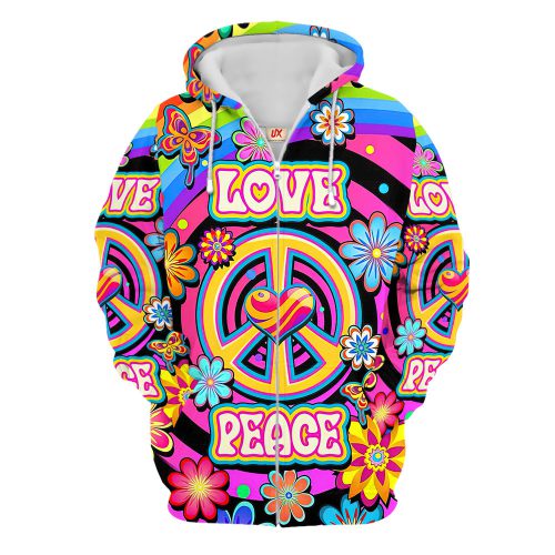 HIPPIE NVHI31 Premium Microfleece Zip Hoodie