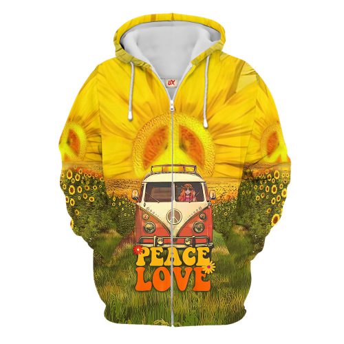 HIPPIE NVHI32 Premium Microfleece Zip Hoodie