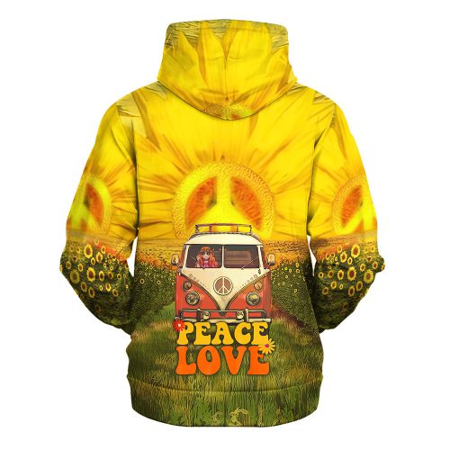 HIPPIE NVHI32 Premium Microfleece Zip Hoodie