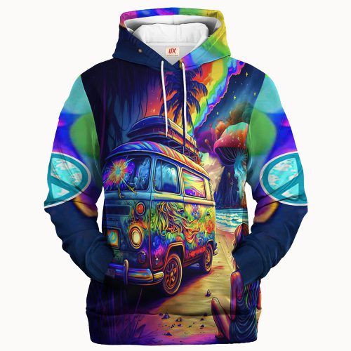 HIPPIE TQTHI17 Premium Microfleece Hoodie