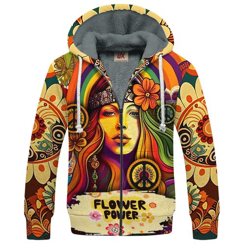 HIPPIE TQTHI19 Premium Heavy Fleece Zip Hoodie