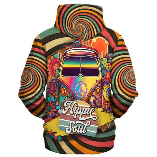 HIPPIE TQTHI20 Premium Microfleece Zip Hoodie