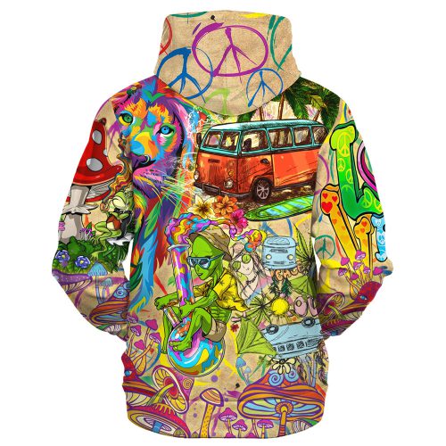 HIPPIE HBLTHI20 Premium Microfleece Zip Hoodie