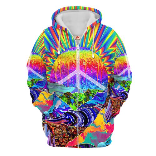 HIPPIE NVHI37 Premium Microfleece Zip Hoodie