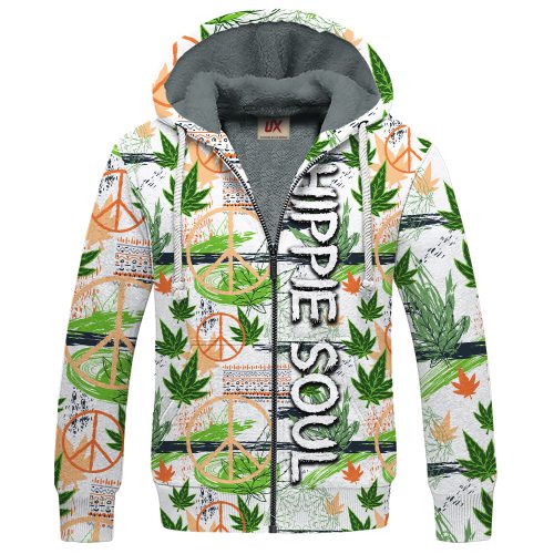 HIPPIE TTHI101 Premium Heavy Fleece Zip Hoodie