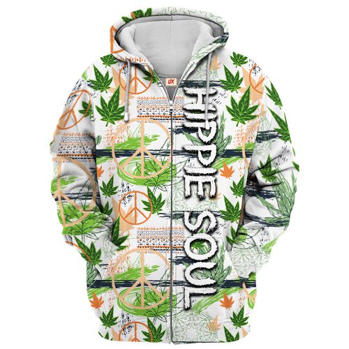 HIPPIE TTHI101 Premium Microfleece Zip Hoodie