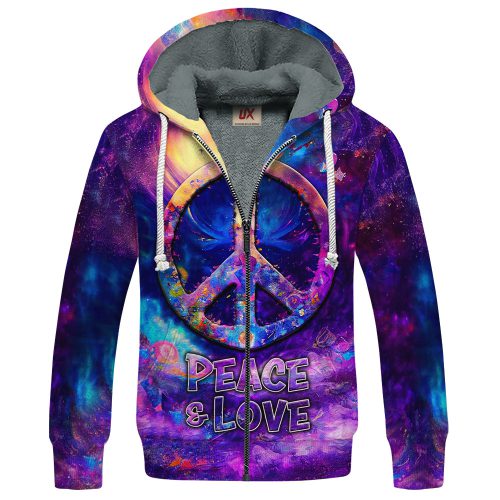 HIPPIE TTHI103 Premium Heavy Fleece Zip Hoodie