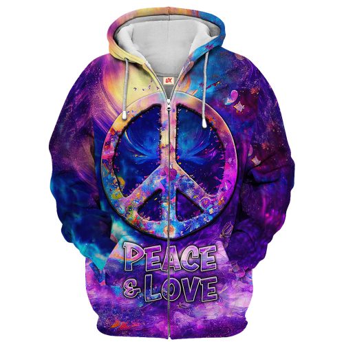 HIPPIE TTHI103 Premium Microfleece Zip Hoodie