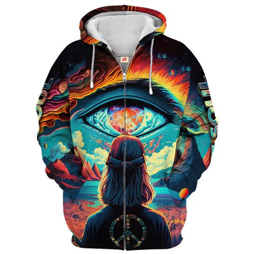 HIPPIE TTHI104 Premium Microfleece Zip Hoodie