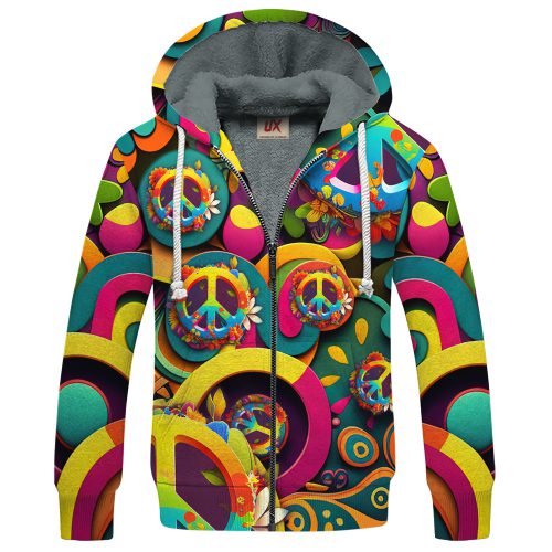 HIPPIE TQTHI26 Premium Heavy Fleece Zip Hoodie