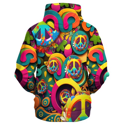 HIPPIE TQTHI26 Premium Microfleece Zip Hoodie