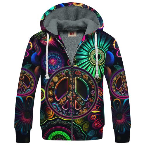 HIPPIE TQTHI28 Premium Heavy Fleece Zip Hoodie