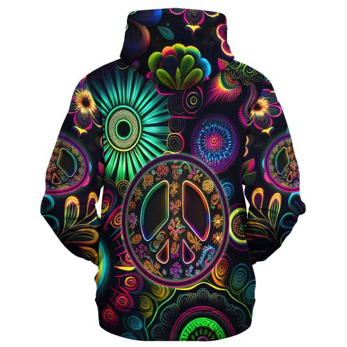 HIPPIE TQTHI28 Premium Microfleece Zip Hoodie