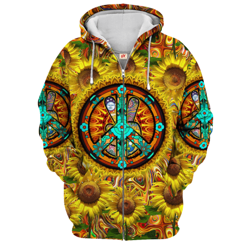 HIPPIE LTGO202 Premium Microfleece Zip Hoodie