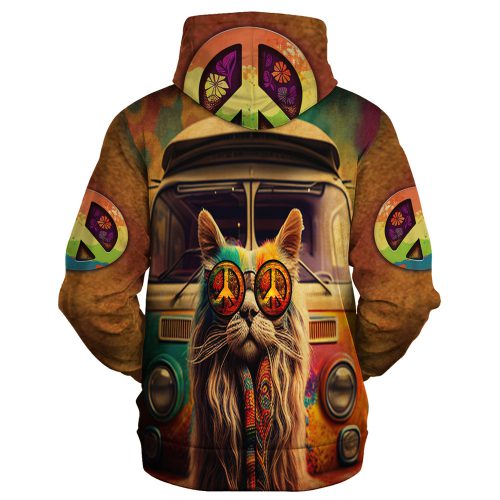 HIPPIE TQTHI31 Premium Microfleece Zip Hoodie