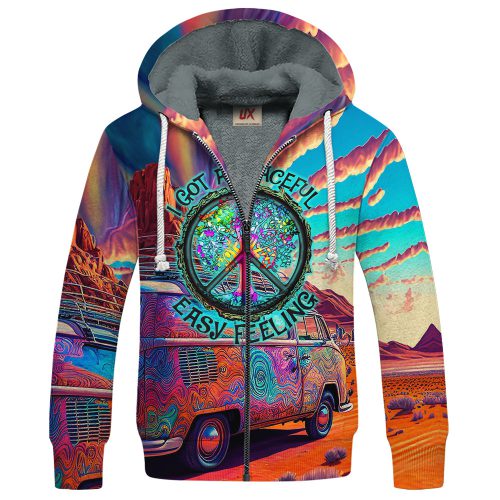 HIPPIE HBLTHI25 Premium Heavy Fleece Zip Hoodie