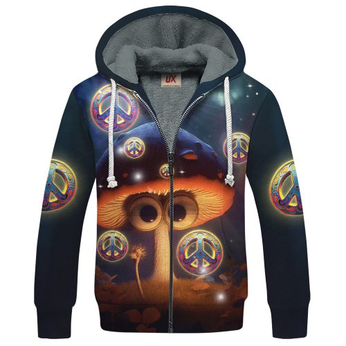 HIPPIE TQTHI32 Premium Heavy Fleece Zip Hoodie