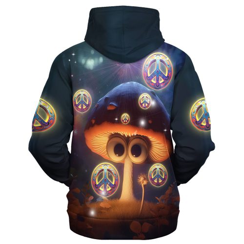 HIPPIE TQTHI32 Premium Heavy Fleece Zip Hoodie