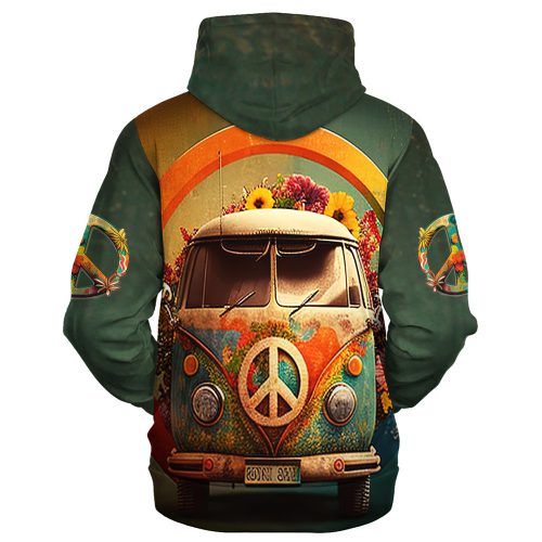 HIPPIE TQTHI34 Premium Heavy Fleece Zip Hoodie