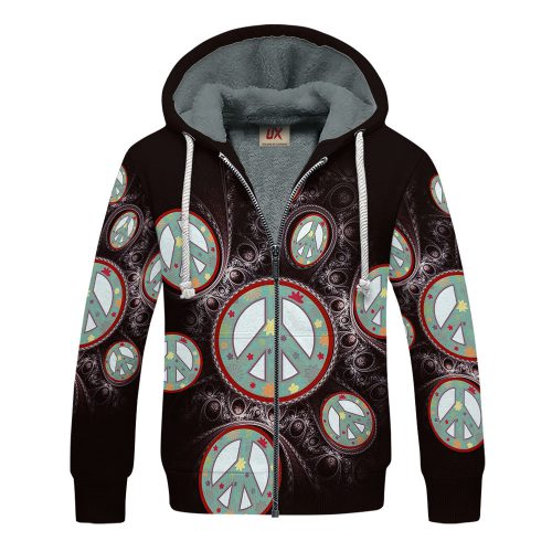 HIPPIE NVHI39 Premium Heavy Fleece Zip Hoodie