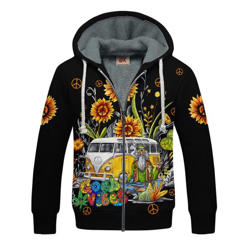 HIPPIE NVHI40 Premium Heavy Fleece Zip Hoodie