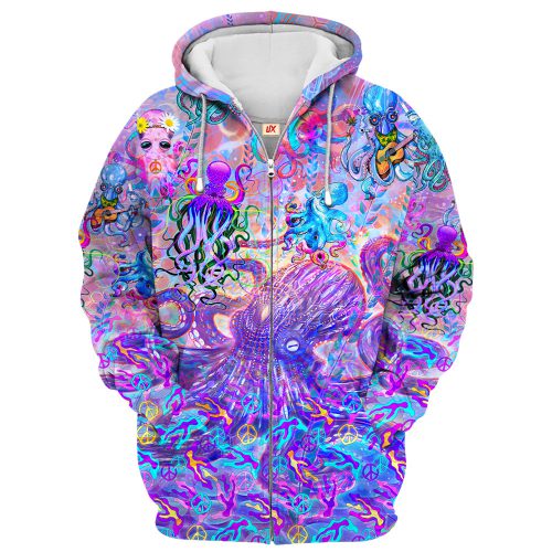 HIPPIE HBLTHI30 Premium Microfleece Zip Hoodie