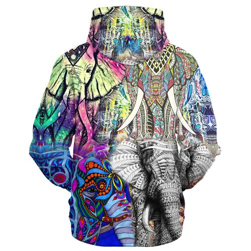 HIPPIE HBLTHI33 Premium Heavy Fleece Zip Hoodie