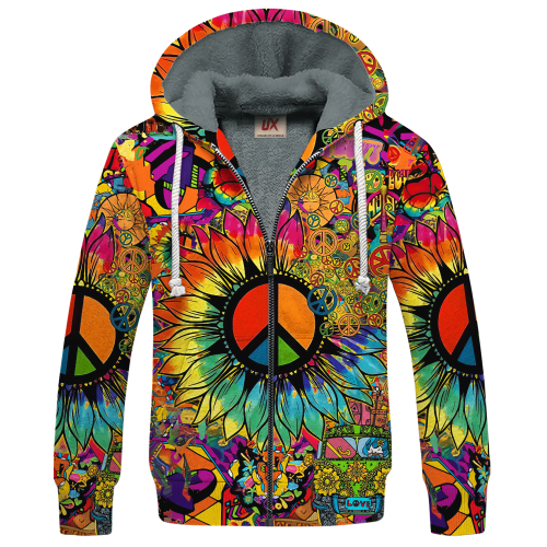 HIPPIE LTHI255 Premium Heavy Fleece Zip Hoodie