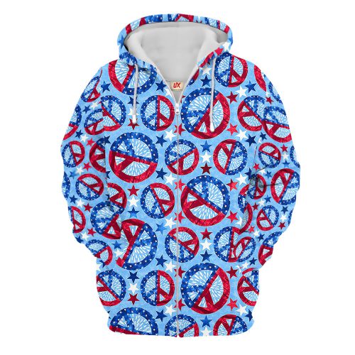 HIPPIE NVHI45 Premium Microfleece Zip Hoodie