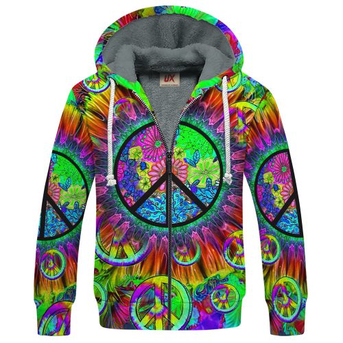 HIPPIE HBLTHI39 Premium Heavy Fleece Zip Hoodie