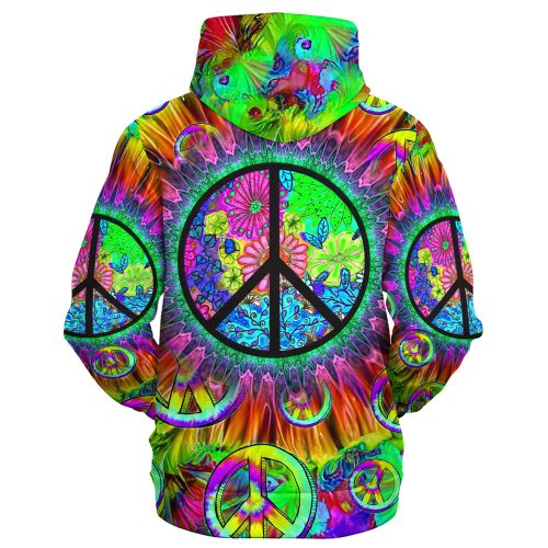 HIPPIE HBLTHI39 Premium Microfleece Zip Hoodie